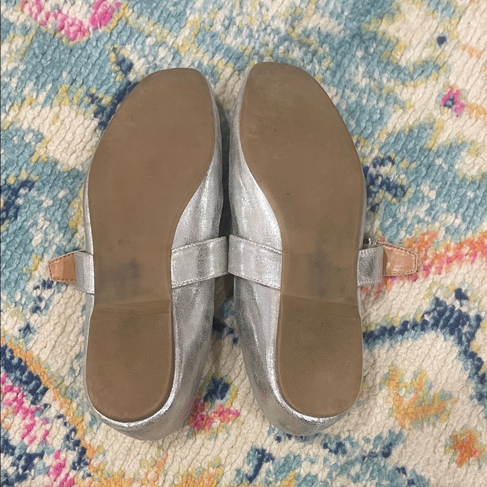 DV by Dolce Vita Silver Mary Jane Flats - Picture 3 of 4